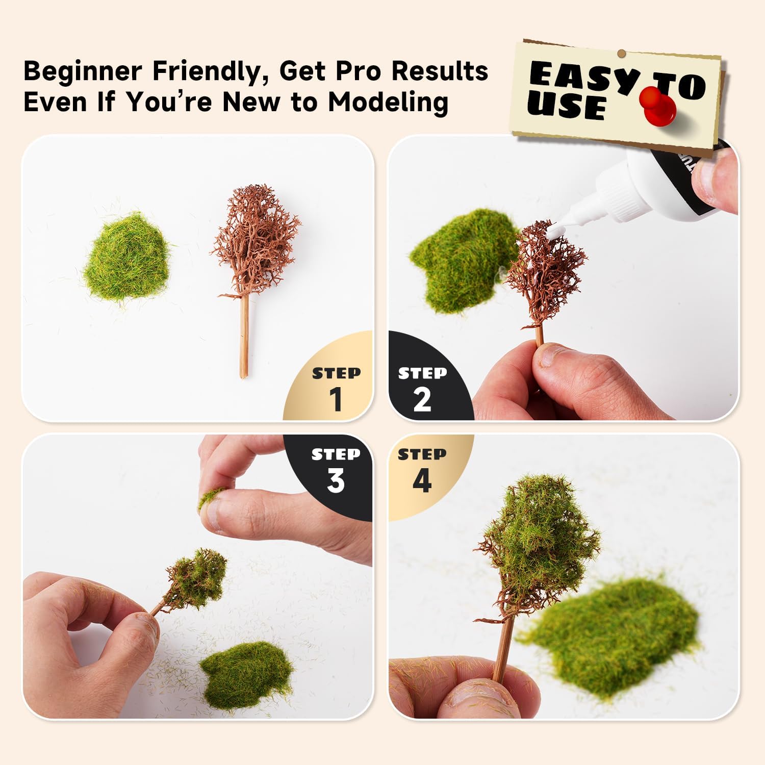 golden maple Basing Kit – Miniature Basing Material & Terrain, Static Grass - view 6