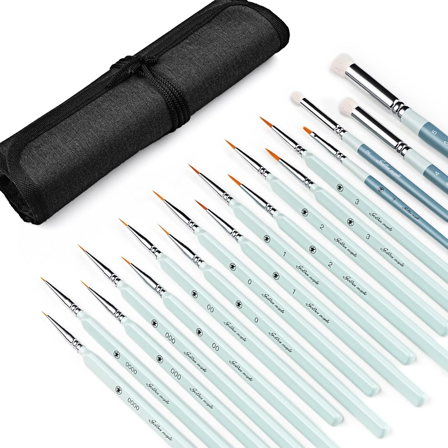 Golden Maple Fine Miniature Paint Brushes u2013 Professional Micro Detail Brush Set for Models, Tabletop Gami - view 8