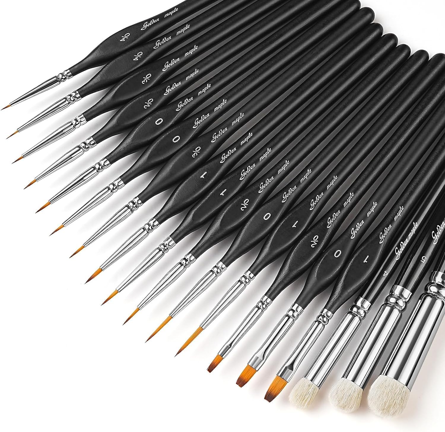 Golden Maple Fine Miniature Paint Brushes u2013 Professional Micro Detail Brush Set for Models, Tabletop Gami - view 9