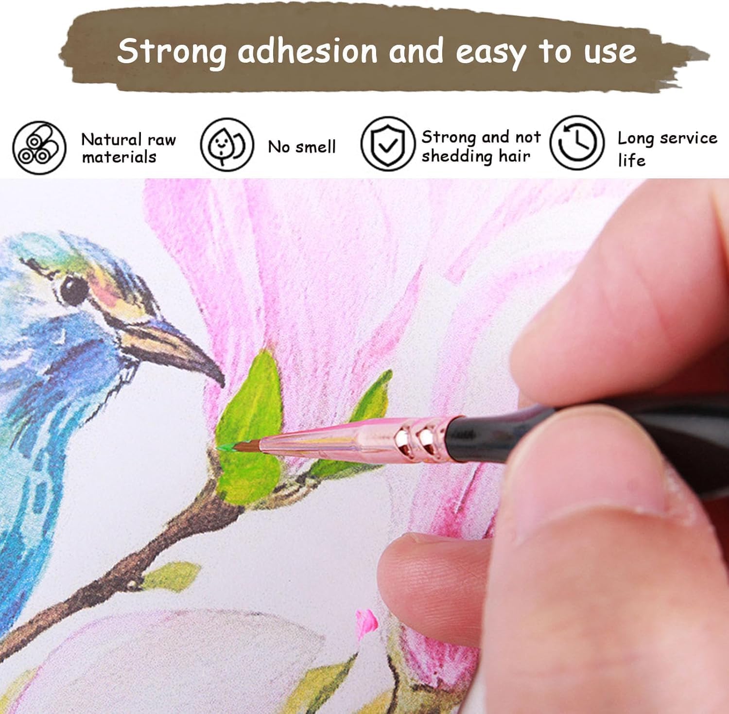 Miniature Paint Brushes Set, Back to School Supplies 10pcs Detail Paint Brushes for Fine Detailing Art Paintin - view 6