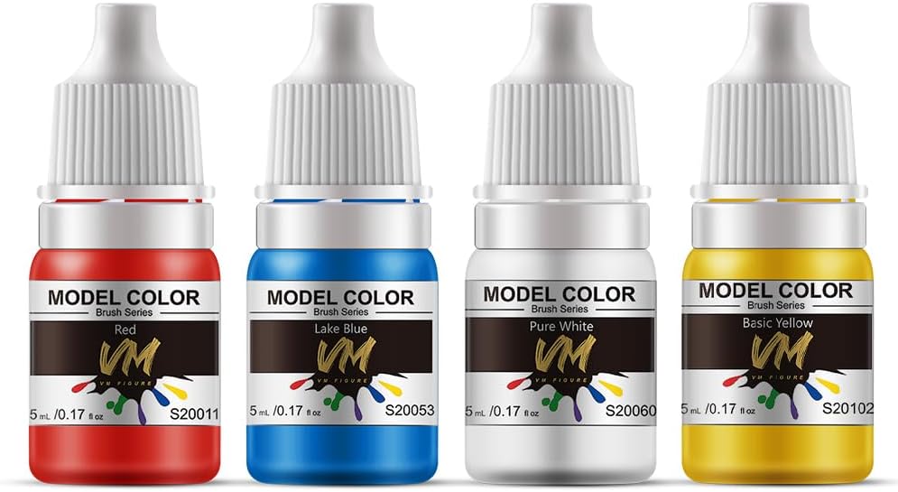 VM Miniature Paint Set Eco-Friendly Water-based Pigment Speed Paint Model Color, Light Resistant and Non-Fadin - view 12