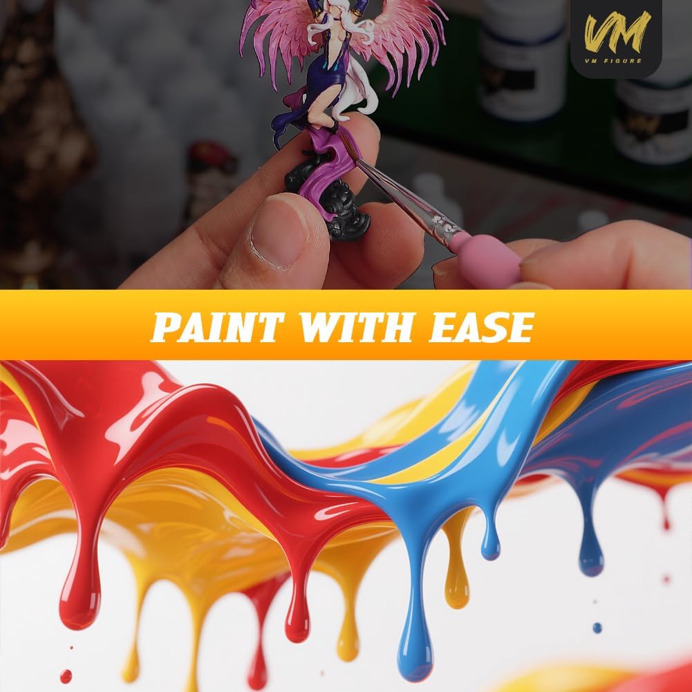 VM Miniature Paint Set Eco-Friendly Water-based Pigment Speed Paint Model Color, Light Resistant and Non-Fadin - view 6