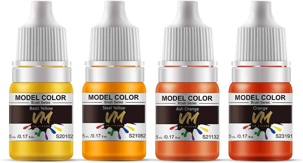 VM Miniature Paint Set Eco-Friendly Water-based Pigment Speed Paint Model Color, Light Resistant and Non-Fadin